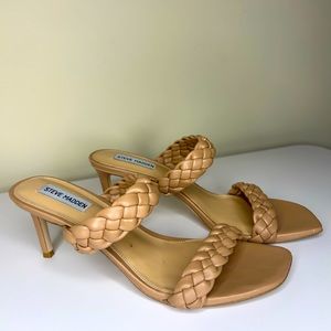 Steve Madden Braided Nude Tone Heel